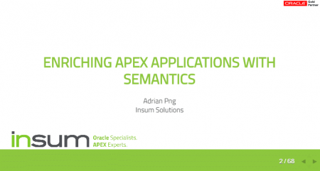 oracle apex app semantics