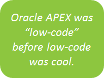 oracle apex low code
