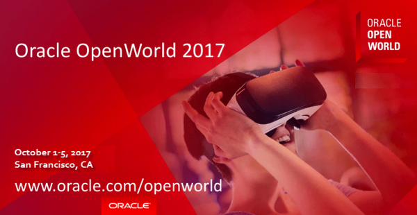 OpenWorld17 is but a few days away. If you haven’t built your agenda, here are some suggestions
