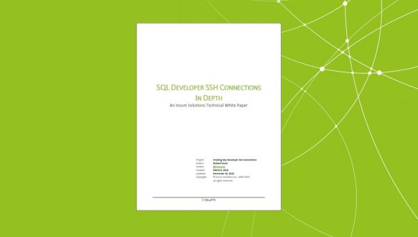 SQL Developer SSH Connections In Depth by Insum