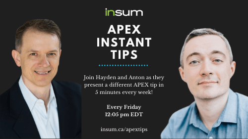 WP Events APEX INstant tips