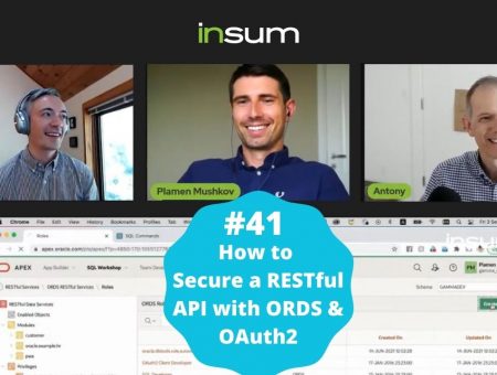 APEX Instant Tips #41: How to secure a RESTful API with ORDS and OAuth2