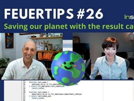 Feuertip #26: Help save our planet with the result cache