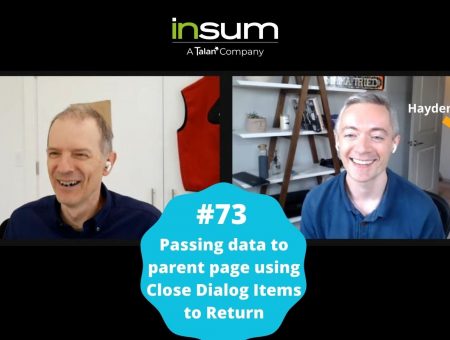 APEX Instant Tips #73: Passing data to parent page using close dialog items to return
