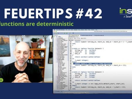 Feuertip #42: Using deterministic functions