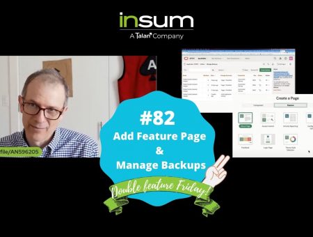 APEX Instant Tips #82: Add Feature Page & Manage Backups