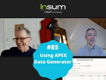 APEX Instant Tips #85: Using APEX Data Generator