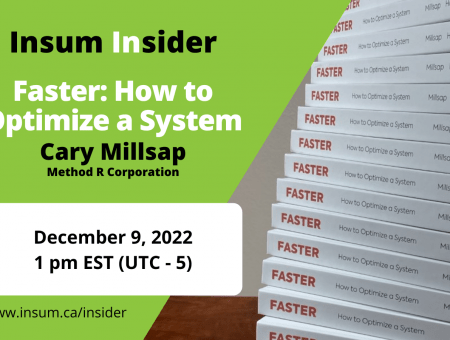 Insum Insider: How to Optimize a System with Cary Millsap