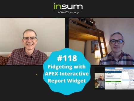 APEX Instant Tips #118: Fidgeting with APEX Interactive Report Widget